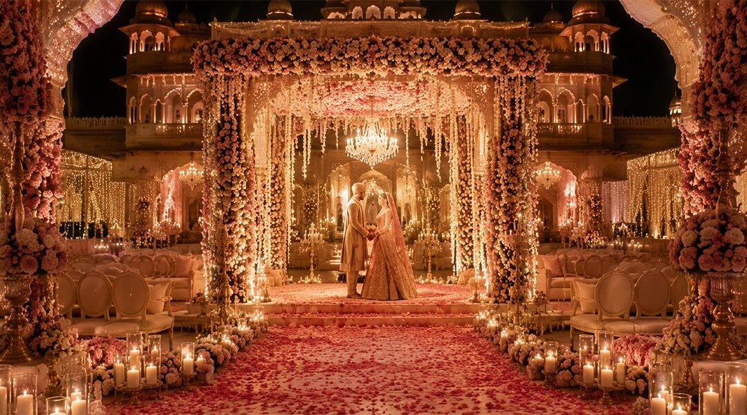 3 days, 12,000 petals, one Jaipur fairytale