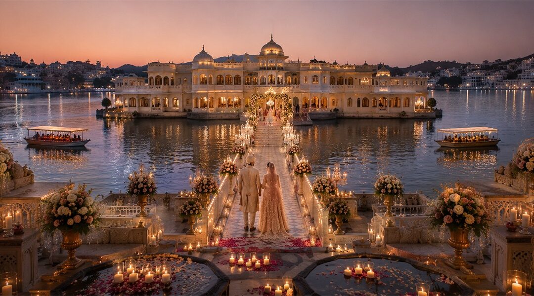 An Udaipur lake palace wedding in five acts