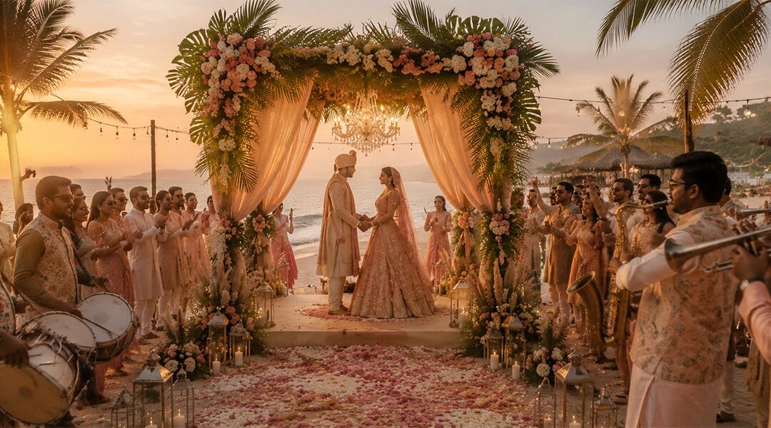 Beachside vows and a barefoot baraat in Goa